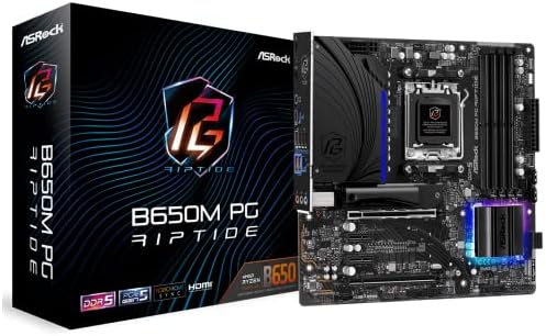 Miniatura 2 de ASRock B650M PG Riptide AMD Ryzen 7000 Series Procesadores Placa base