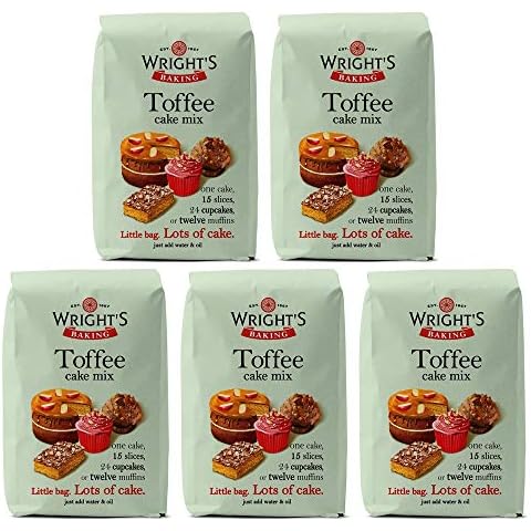 Wright's Baking Toffee Cake Mix 500g (Pack of 5) Cover