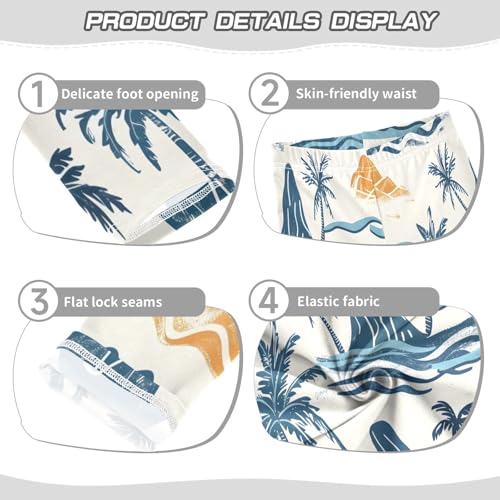 Toddler Girls Leggings Printed Yoga Pants Leggings Summer Paradise Island for Kids3