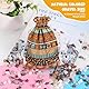 Yimomoyi 600g Gemischte Edelsteine Trommelsteine (8-12mm) Bunte Mini-Edelstein für Kinder, Dekoration, Edelsteinspiele & Kindergeburtstag