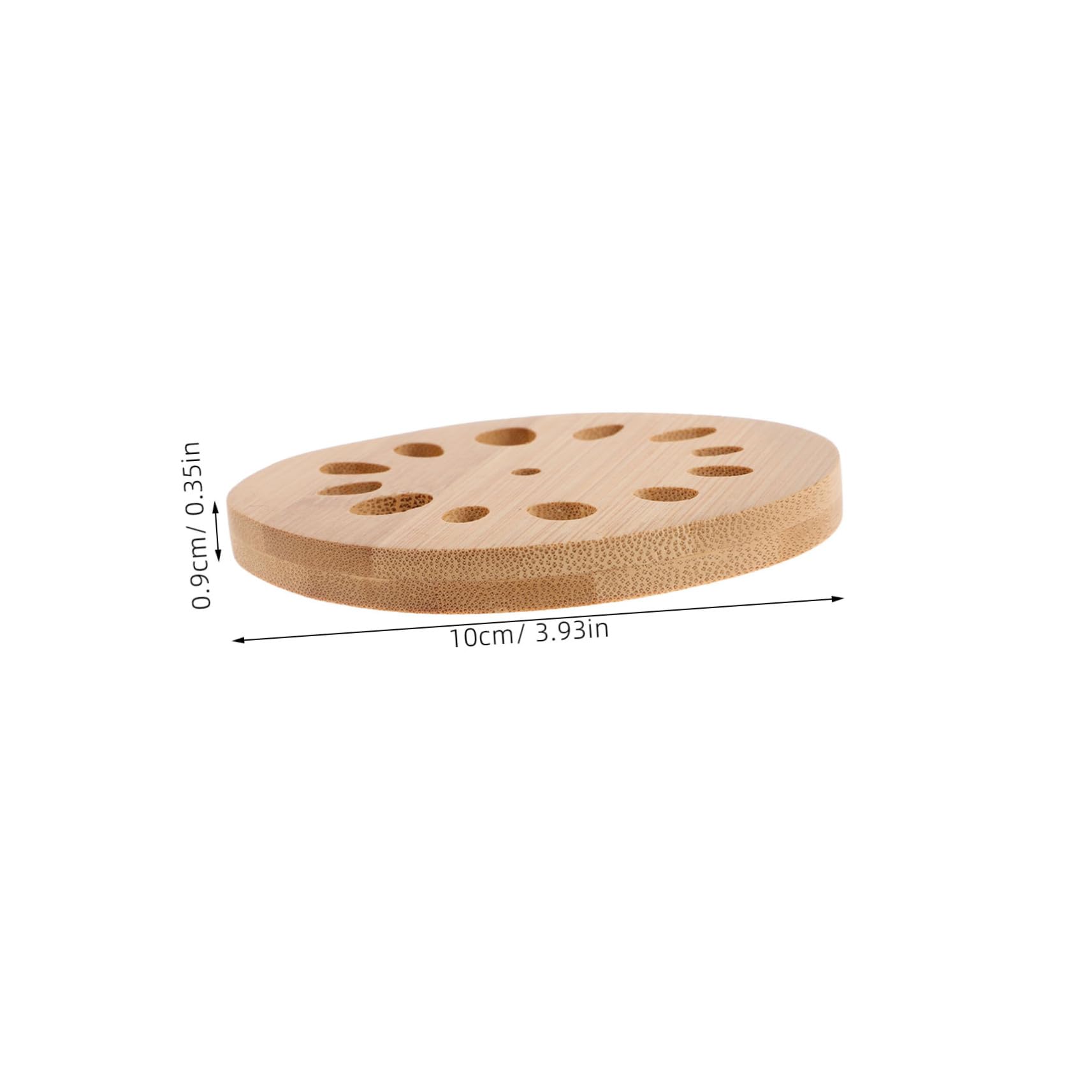 Mikinona Elegant Lotus Root Coasters Bamboo Wooden Heatproof Pad for Table Tea Beverage