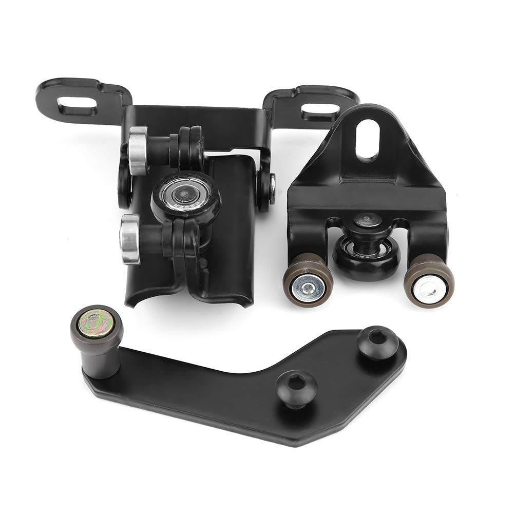 Rouleau de Porte Coulissante, 3 Pièces en Métal + Plastique Guide de Rail de Roulement de Porte de Remplacement pour Transit MK6 MK7 1705694 4796304 4796308 1639