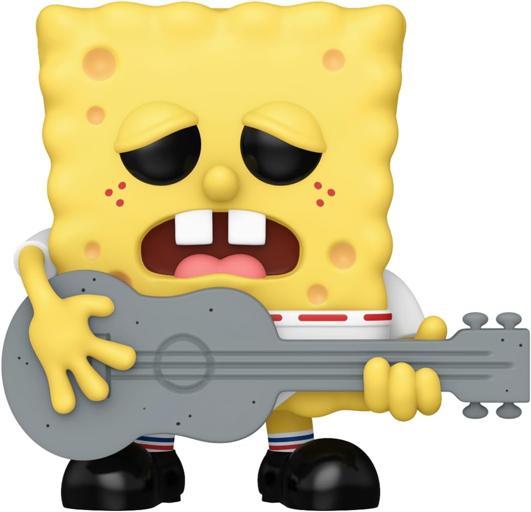 Funko POP! TV: Spongebob Squarepants 25th Anniversary - Spongebob Squarepants with Guitar - Collectable Vinyl Figure - Gift Idea - Official Merchandise - for Kids & Adults - TV Fans