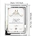 Giftgarden A4 Size Glass Picture Frame for Tabletop Display, 21x29.7cm