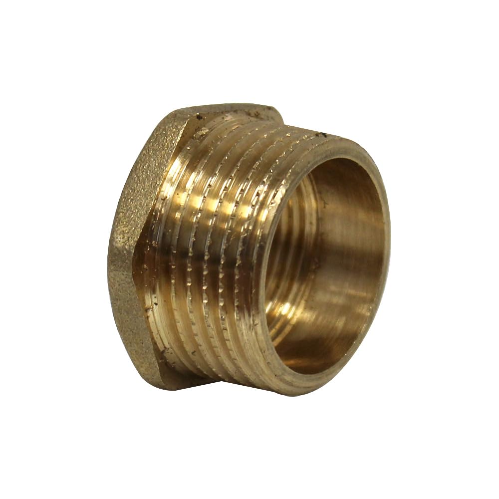 Raccord laiton à visser - Lot de 25 Mamelons Laiton Réduit Mâle/Femelle 1"-3/4" (26/34-20/27) -