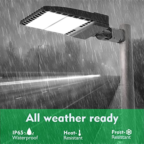 Bulbeats 2Pack 240W Led Parking Lot Area Light ( 33600Lm Eqv 1000W Hid/Hps) 5000K Slip Fitter Mount With Dusk To Dawn Ip65 Waterproof Outdoor Area Lighting For Parking Lot/Sports Stadium/Street-Etl Listed thumb #4