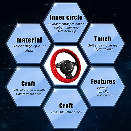 Copri Volante per Auto Universale Peloso