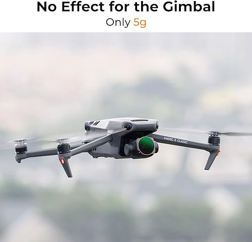 Miniatura 5 de K&F Concept Mavic 3 Classic Variable ND2-32 y kit de filtro de difusión negra 14 (2 piezas) filtro de lente de densidad neutra variable + kit de