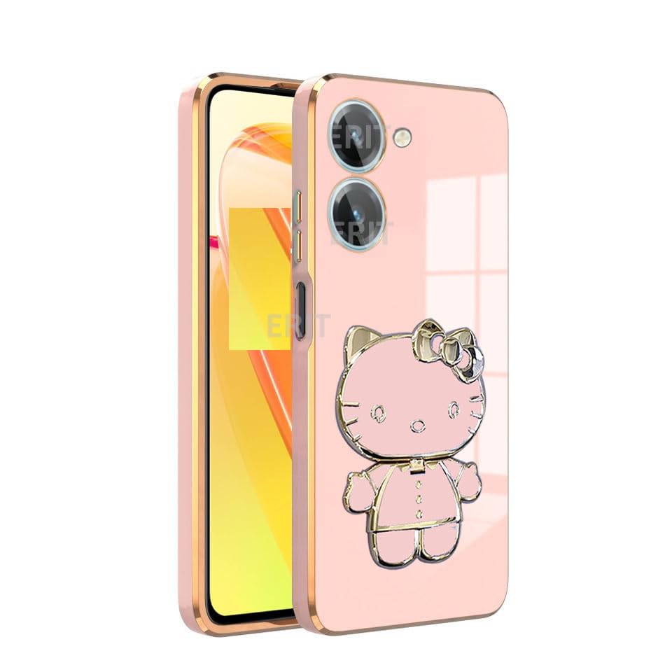 ERIT ® 3D Girls Back Cases and Covers Compatible for Vivo Y36 5G Kitty with Stand and Mirror | Camera Protection | Anti-Slip | Folding Stand - Pink (B0CJRZD54H) Amazon Price History, Amazon Price Tracker