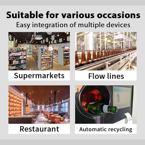 Lecteur de codes à barres bureau à capteurs intelligents omnidirectionnels pour commerce