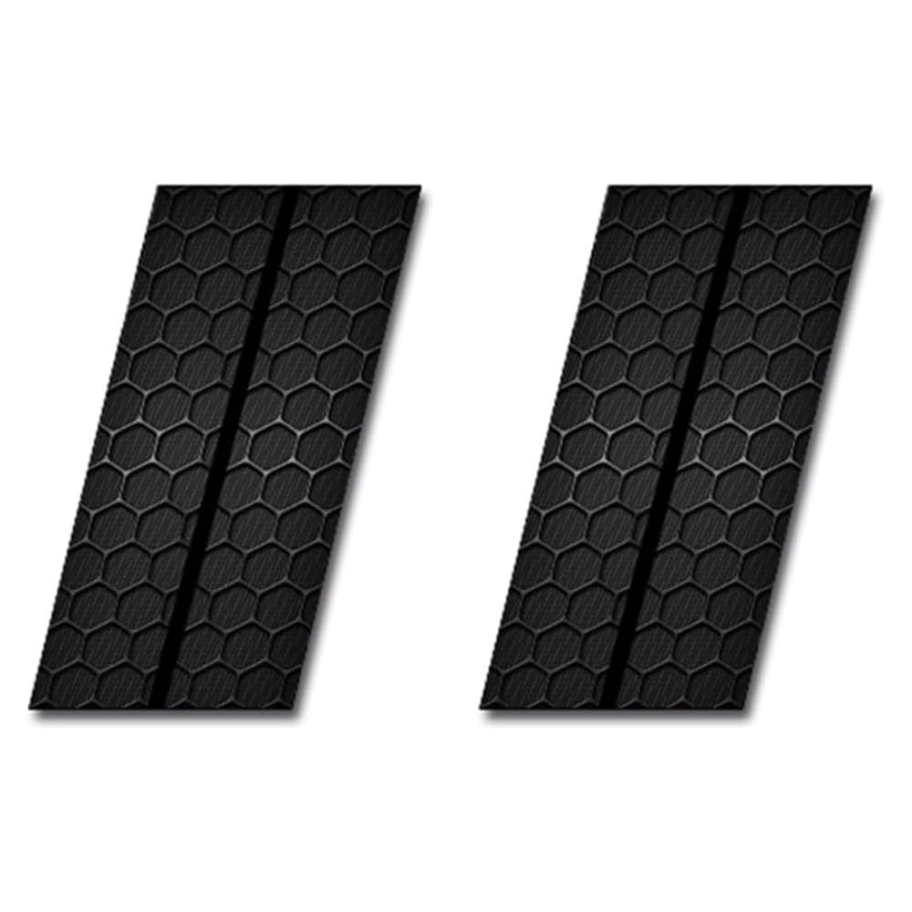 2 Pcs Car B-Pillar Stickers for BMW 2er F22/F23/F87 M2, Car Centre Pillar Honeycomb Sticker, Anti-Scratch B-Pillar Decal Stickers