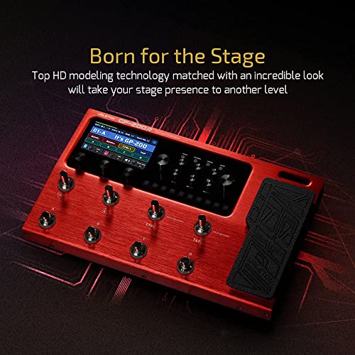 Image of VALETON Multi Effects Processor Multi-Effects Pedal with Expression Pedal FX Loop MIDI I /O Guitar Bass Effects Pedal Amp Modeling IR Cabinets(Include 10 Pcs Additional Footswitch Toppers)