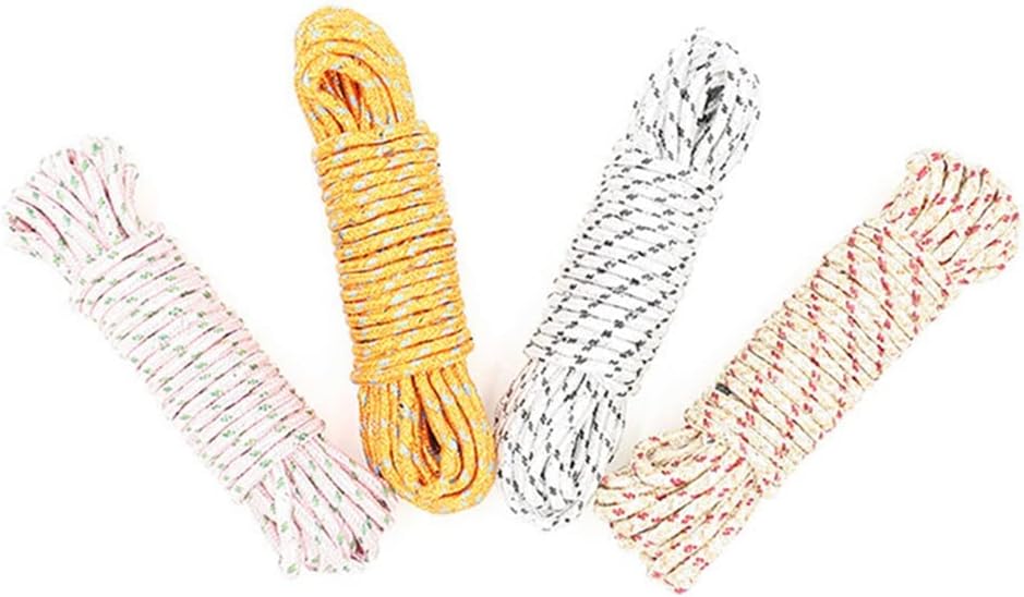 ZENIXXXX 10M Nylon Clothesline Drying Clothes Dress Washing Hanger Camping Outdoor Climbing Rope Hiking Line Cord