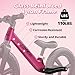 Ridego 14 Inch Balance Bike for Kids 3-6 Year Old,Lightweight Kids Bike with Adjustable Seat, Push Bicycle with Air Rubber Tires，Ride-on Toys Birthday Gift