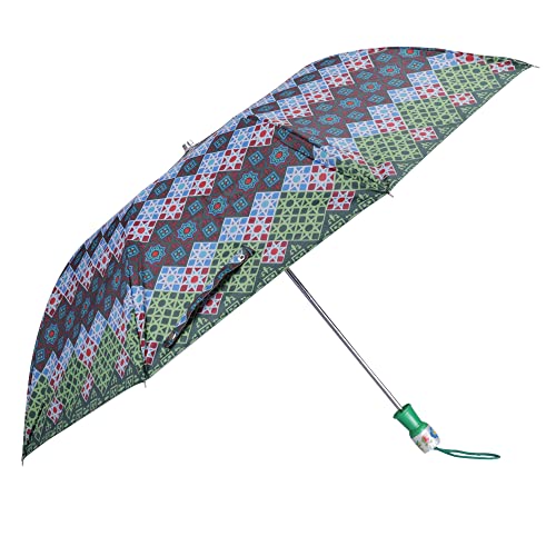 Image of THE CLOWNFISH Umbrella 2- Fold Auto Open Waterproof 190 T Polyester Double Coated Silver Lined Umbrellas For Men and Women