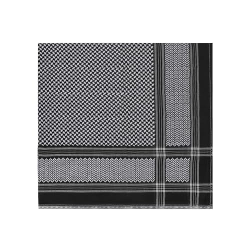 Image of PURFUN Men's Large Arab Shemagh Headscarf Muslim Headcover Shawl Keffiyeh Arabic Scarf