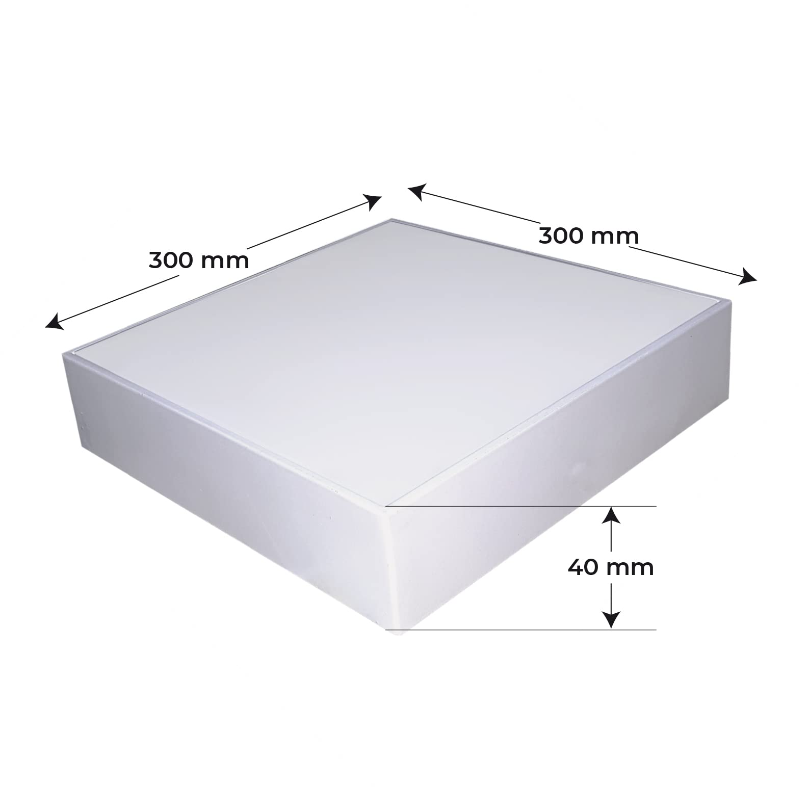LED ATOMANT 2x Plafon LED Superficie Frameless 30x30cm 48W Color Luz Fria | Color Blanco Frio 6500K, 4400 Lumenes