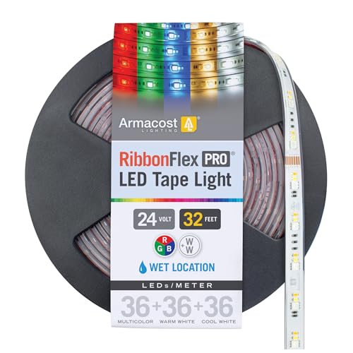 Cinta LED Armacost Lighting RibbonFlex Pro 24V RGB+WW 10M miniatura 1