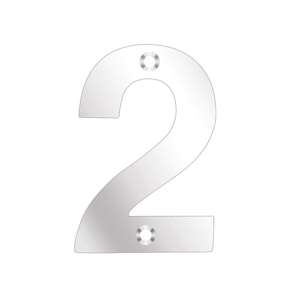 Zoo Numerals No 2-50Mm - Polished Stainless