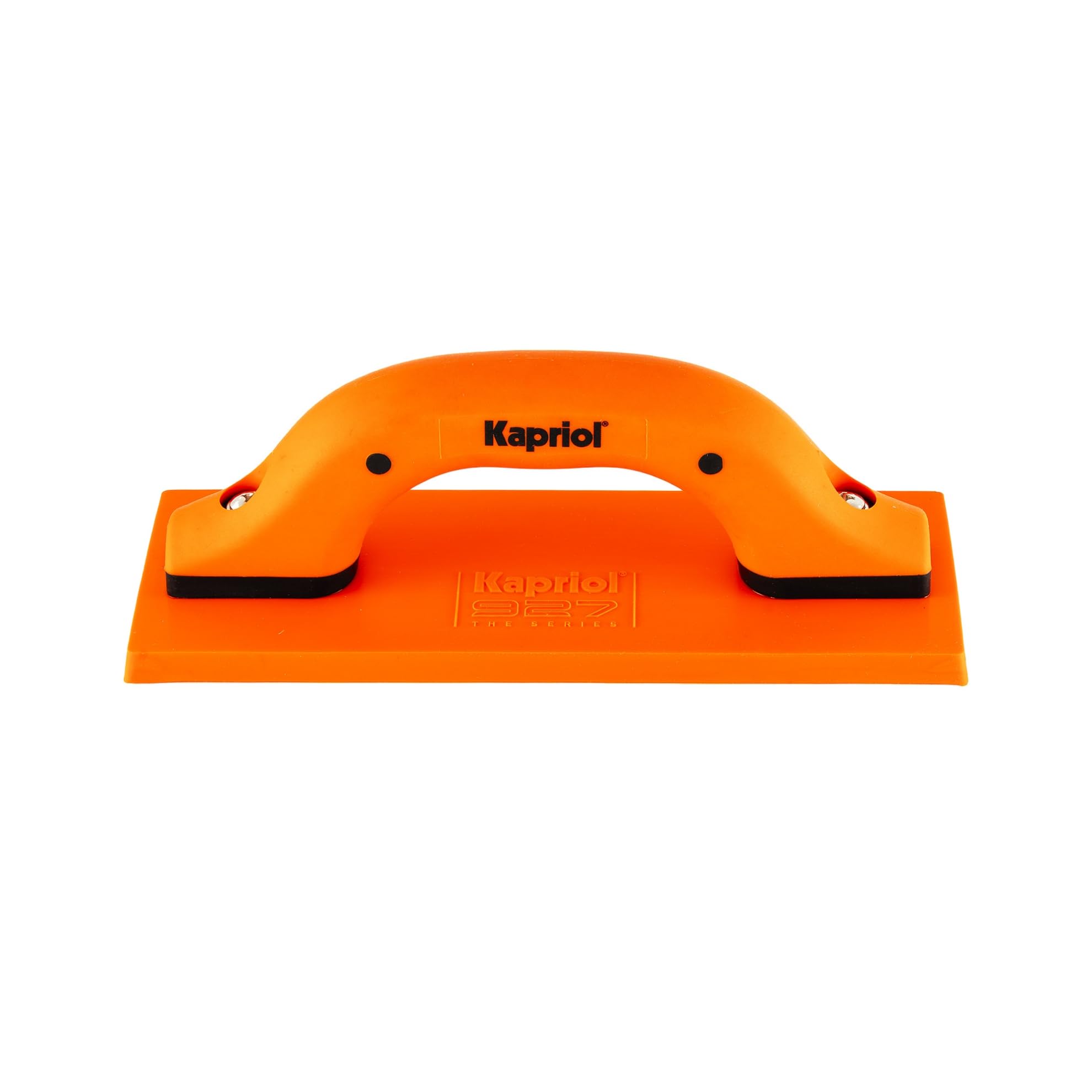 Kapriol Frattazzo in Gomma 927, Frattazzo per Fughe, Gomma Antiabrasione Ultra Flessibile, Impugnatura Ergonomica Progrip, Arancione