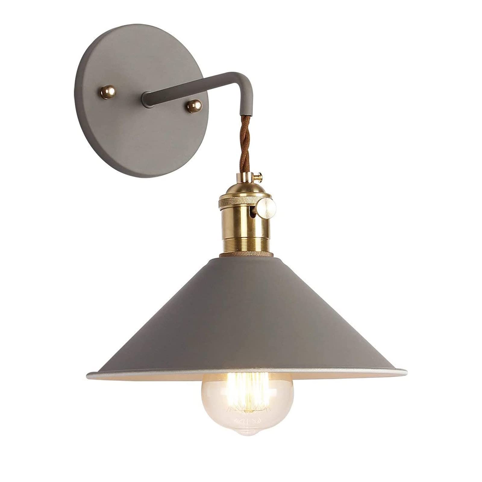 Macaron Lámpara De Pared Estilo Nórdico E27 Edison Soporte De Lámparas Luz