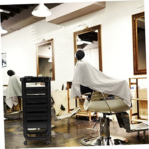 Étagère de rangement pour coiffeur avec roulettes pivotantes maniables