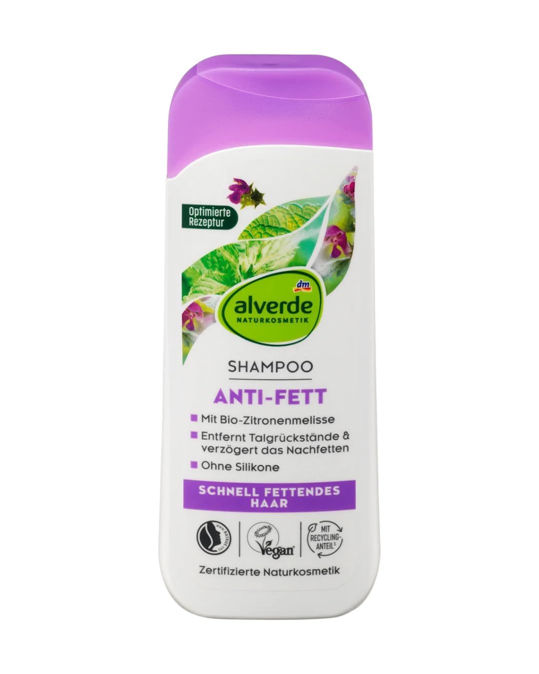 AlverdeAnti-Fett Shampoo for Greasy and Normal Hair 200 mlNatrue