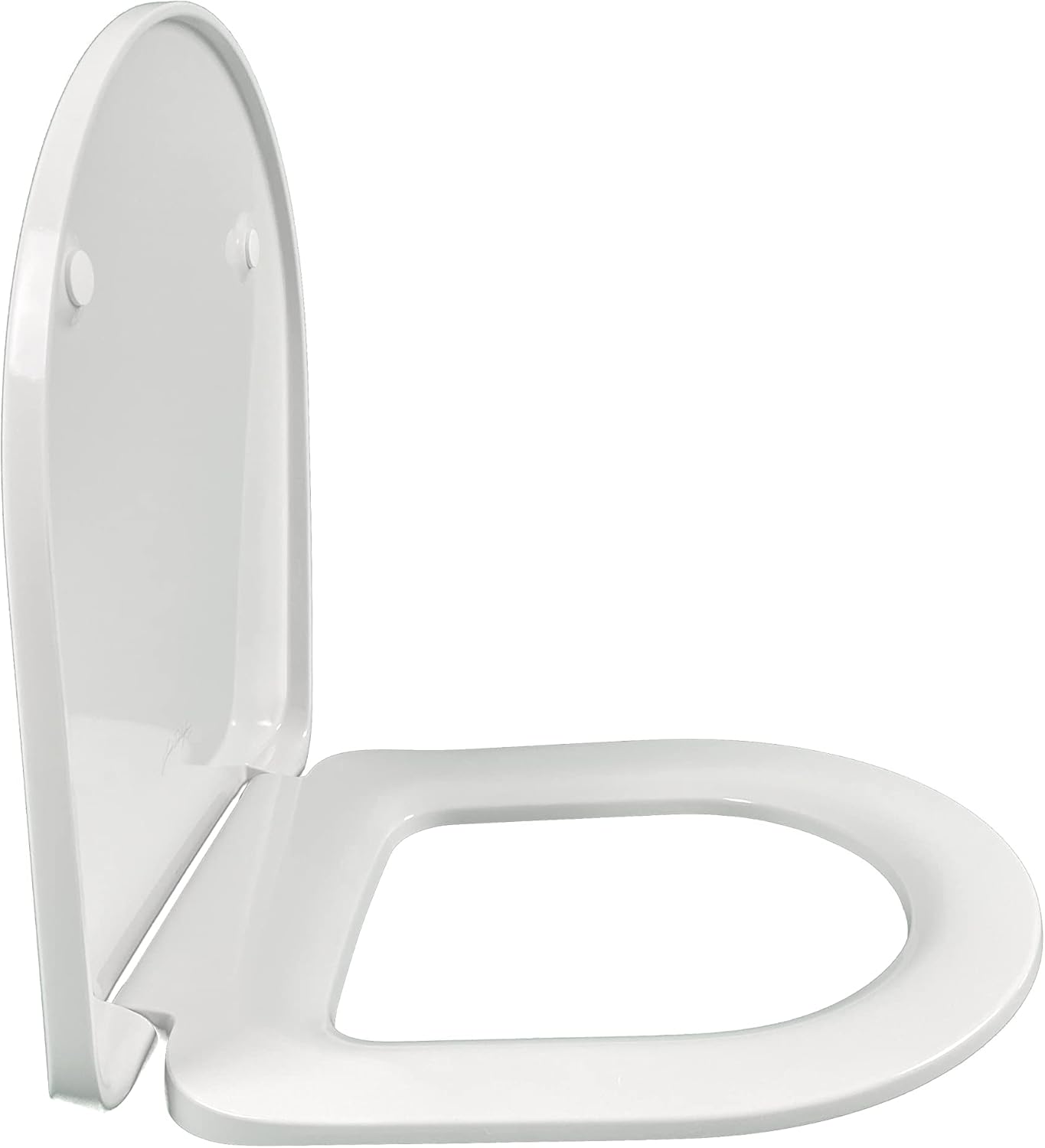 Serenity E22865-00 / Thermodur Extra-Flat Seat with Stainless Metal Hinges - Fits Serenity Toilets - White