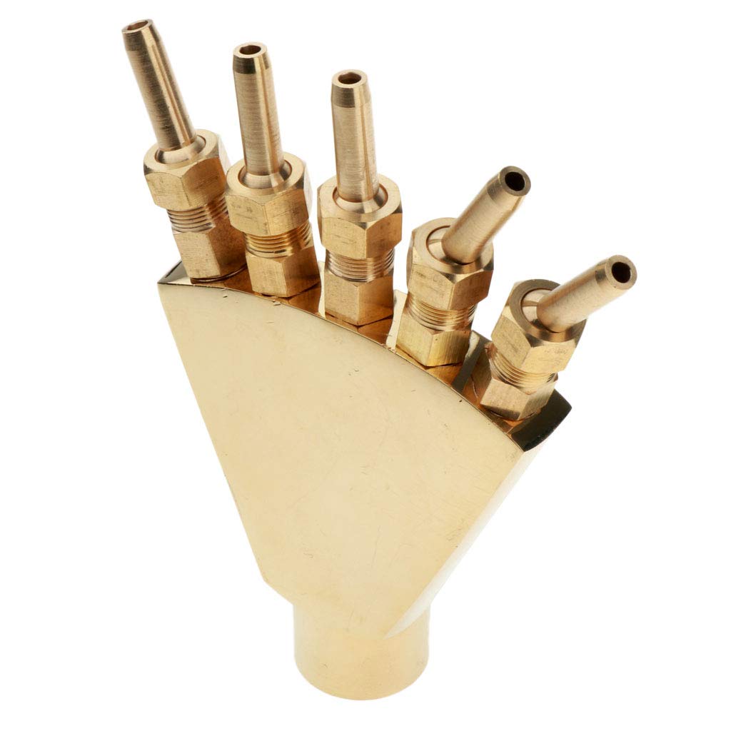 3X Multi Direction Brass Garden Fountain Water Nozzle Sprinkler Spray Head-image-7