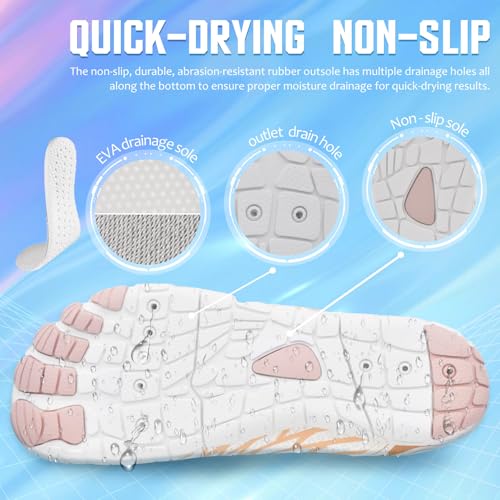 Grounding Shoes for Women, Hike Grounded Footwear for Men, Wide Toe Box Non-Slip Breathable Quick Dry Barefoot Shoes3