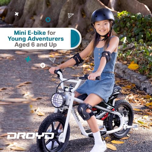 Droyd DZ02 Weeler Electric Mini Bike For Kids, 200W Motor W 2 Speed Settings (10 Mph & 6 Mph), 24V 8Ah Battery For 8 Miles Range, Rear Disc Brake, And 15 Inch Tires, Safe & Fun E Bike For Ages 6+ thumb #6
