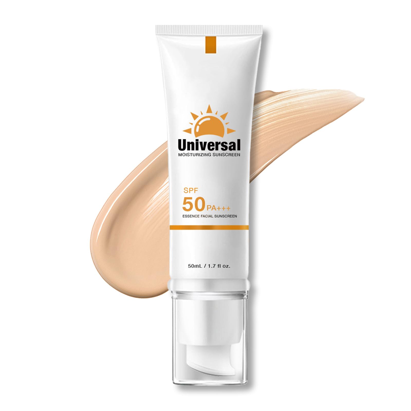 YFKEJI Tinted Sunscreen For Face,Against UVA and UVB Rays, No White Cast,Hydrating Sun Essence Face Sunscreen, 50ml