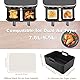 Dual Zone Heißluftfritteusen Zubehör Set für Ninja Dual AF300EU AF400EU,Silikonform Zubehör für Heißluftfritteuse,Dual Körbe Airfryer Accessories 7,6L-9,5L