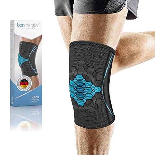 bonmedico Kenu Rodillera para Mujer y Hombre con Acolchado Funcional, XXL