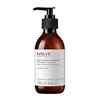 Vista 1 de Evolve Organic Beauty - Agua micelar de limpieza profunda Refresca, hidrata, calma Péptido de Moringa, ácido hialurónico Lote pequeño, belleza