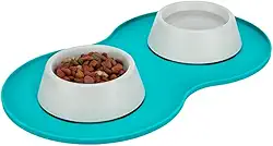 Tapete Antiderrapante para Comedouro Pet Redondo em Silicone