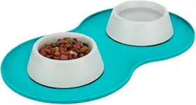 Tapete Antiderrapante para Comedouro Pet Redondo em Silicone