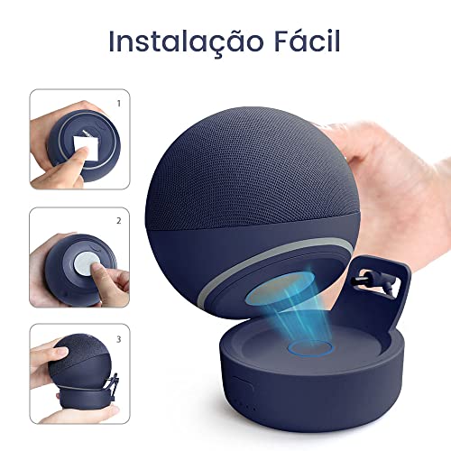 Novo Base de Bateria GGMM D5 Base Para Alexa Echo Dot 4ª /Dot 5ª Geração, Carregador de Bateria Port