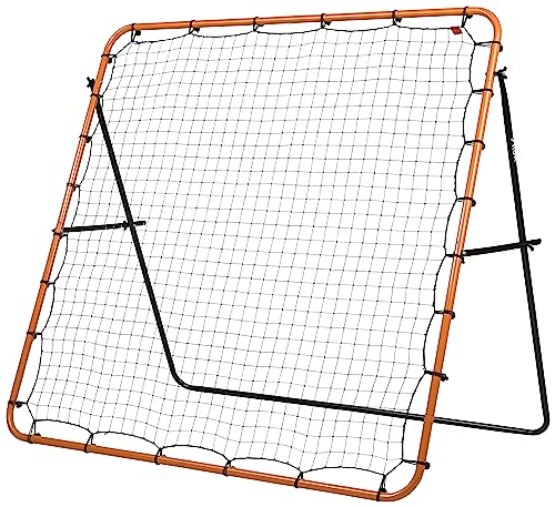STIGA Kicker 150 Rebondisseur de Football, Filet de Rebond pour l'Entraînement - 150 x 150 cm, Noir/Orange