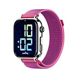 SAVEFAMILY Savewatch Plus 2 Plata Con Correa De Tela Frambuesa - Smartwatch 4g Para Niños