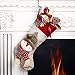 18 Inch Xmas Stockings, 3D Christmas Snowman Stocking Holiday Festive Cute Hanging Decorations