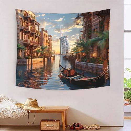Tapisserie murale tissu Venise effet trompe l oeil relief pour grand mur