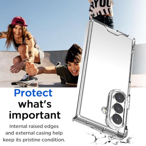 Image of TechTrendz Ultra Hybrid Transparent Case for Samsung Galaxy Z Fold 8 Ultra Case, Corner Protective Shockproof Military-Grade Drop-Proof Anti Yellowing Clear Cover Compatible with Galaxy Z Fold8 Ultra