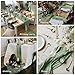 12 Pack 10Ft Cheesecloth Table Runner 35x120 Inch Boho Gauze Table Runner Cheese Cloth Long Romantic Table Runners for Wedding Bridal Shower Birthday Party Table Decor (Dusty Sage Green)