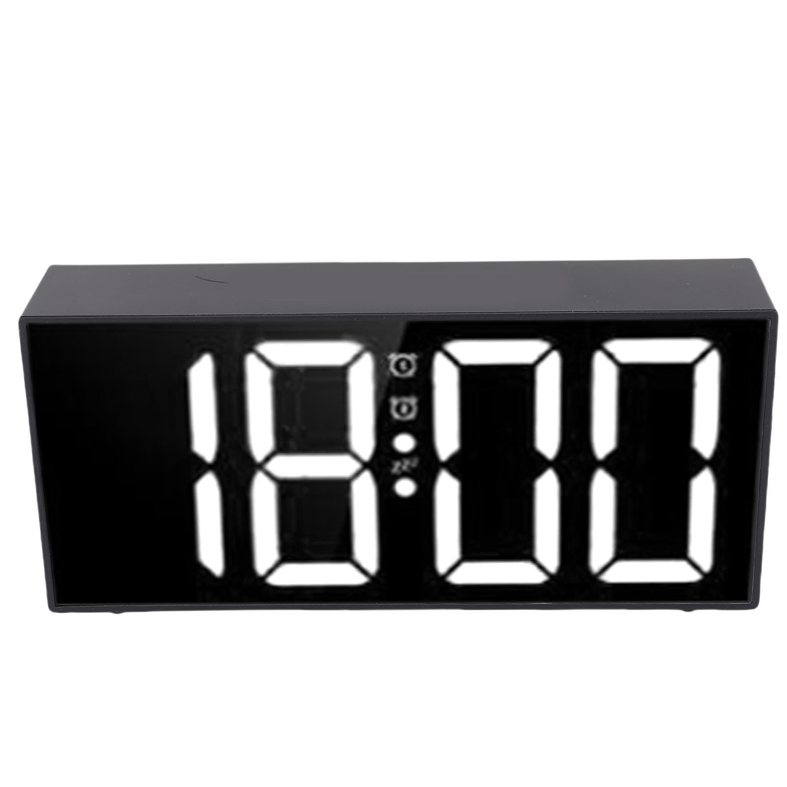 Reloj despertador doble con vibrador de almohada ideal para no despertar a tu pareja