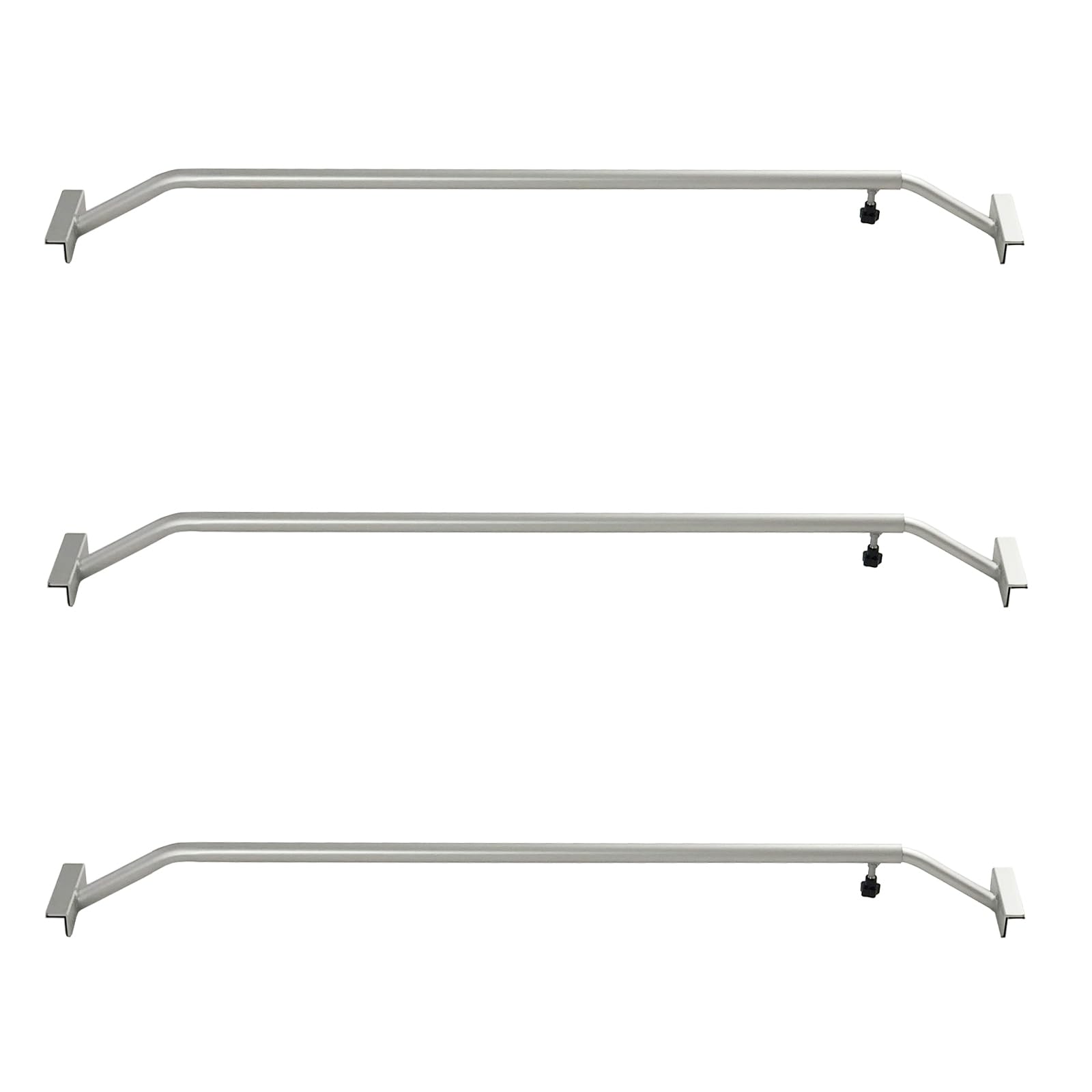 TRUTZHOLM 3X Alu-Bügel für Anhänger Flach-Planen verstellbar 1065-14580mm Planenstütze