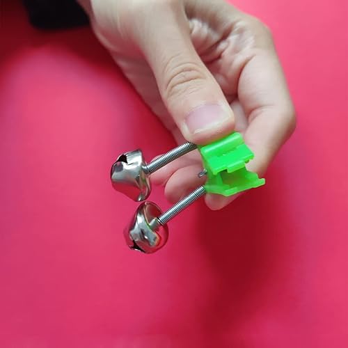 Miniatura 5 de Campanas de alarma de caña de pescar de plástico, campanas de pesca, campanas de caña de pescar, clips de campana de pesca de plástico, campanas de