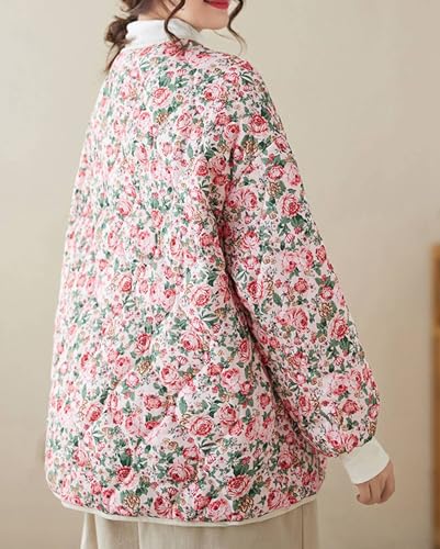 Veste en coton matelassé pour femmes UNeedVog en tissu isolant style casual - 7