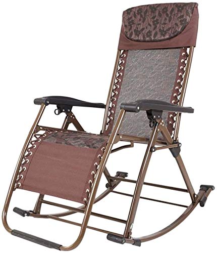 Chaises longues pliables à gravité pour soulager le dos au jardin ou camping