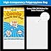 SUNEZLGO Silver Age Comic Book Bags And Boards 100 Comic Book Sleeves And 100 Comic Book Boards, Acid-Free Clear Comic Book Storage,Comic Book Backing Boards 27 pt,Thick and Coated Comic Backing Board